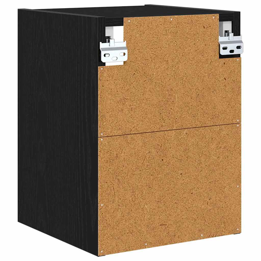 Armadio pensile Riga Rovere Nero 30 x 29,5 x 40 cm 884411