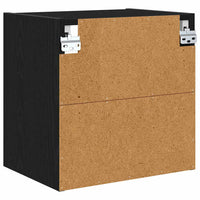 Armadio pensile Riga Rovere Nero 40 x 29,5 x 40 cm 884419