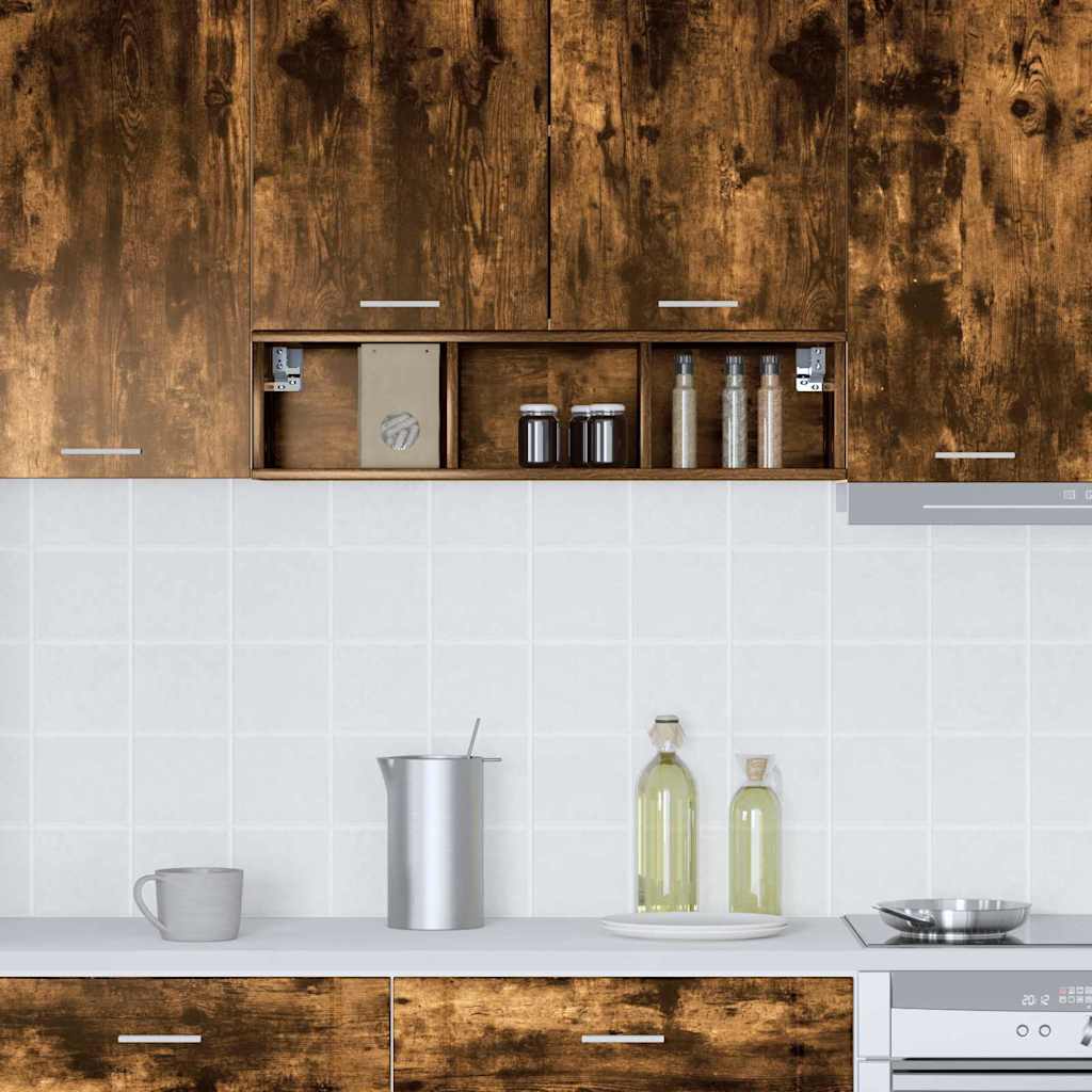 Armadio pensile Riga Rovere fumé 20 x 29,5 x 80 cm 884430