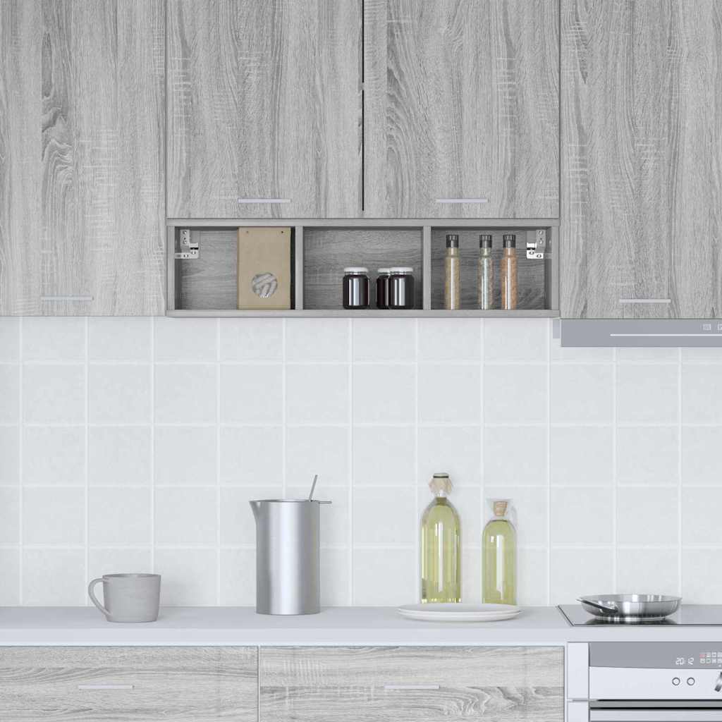 Armadio pensile Riga Grigio Sonoma 20 x 29,5 x 80 cm 884431