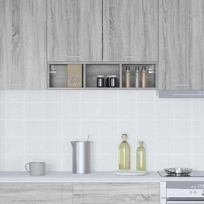 Armadio pensile Riga Grigio Sonoma 20 x 29,5 x 80 cm 884431