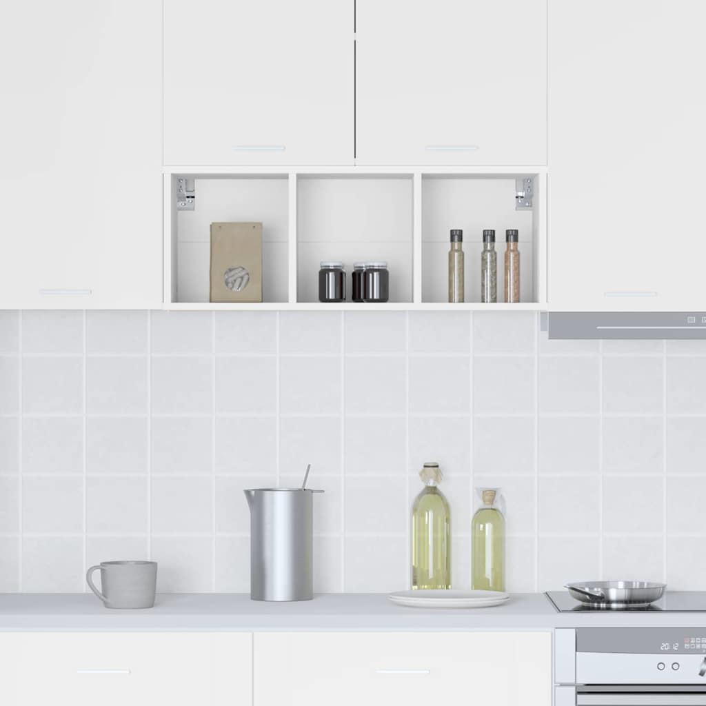 Armadio pensile Riga Bianco 30 x 29,5 x 80 cm Legno multistrato 884434