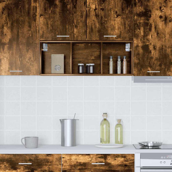 Armadio pensile Riga Rovere fumé 30 x 29,5 x 80 cm 884438