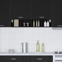 Armadio pensile Riga Rovere Nero 20 x 29,5 x 100 cm 884451