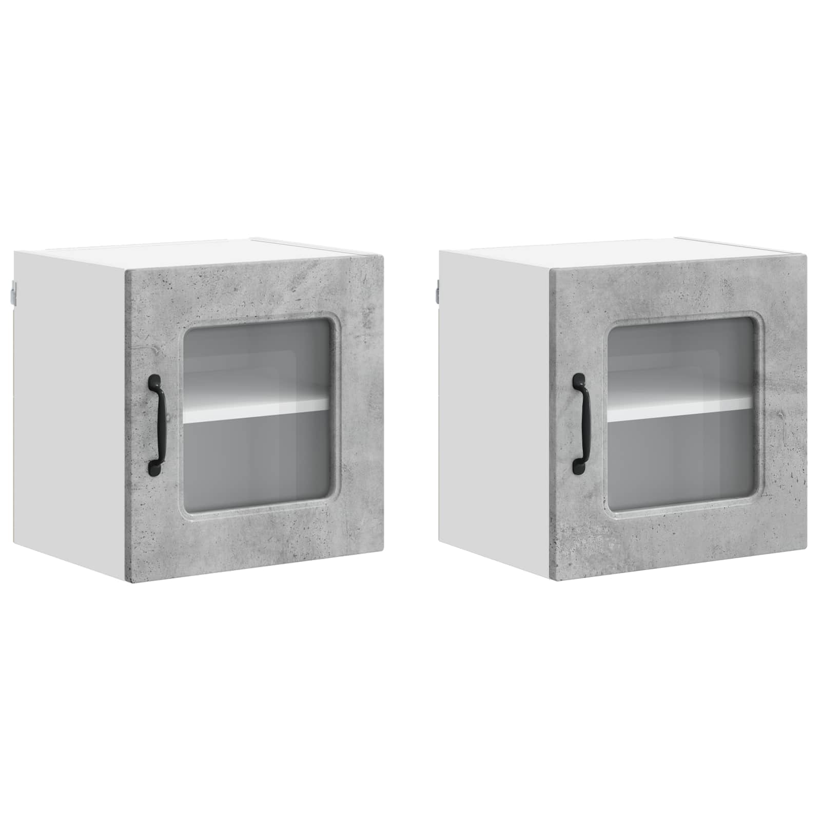 Mobile da cucina 2 pcs Grigio cemento 40 x 31 x 40 cm 884481