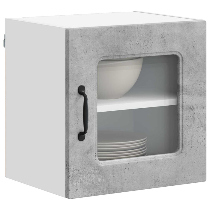 Mobile da cucina 2 pcs Grigio cemento 40 x 31 x 40 cm 884481