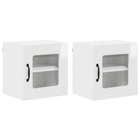 Mobile da cucina 2 pz-Set di 2 Armadio da cucina Bianco Lucido 40 x 31 x 40 cm 676894