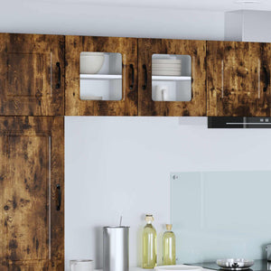 Mobile da cucina 2 pcs Rovere fumé 40 x 31 x 40 cm 884485