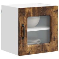 Mobile da cucina 2 pz-Set di 2 Armadio da cucina Rovere fum¨¦ 40 x 31 x 40 cm 682018