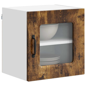 Mobile da cucina 2 pz-Set di 2 Armadio da cucina Rovere fum¨¦ 40 x 31 x 40 cm 682018