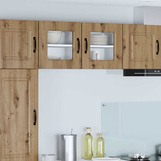 Mobile da cucina 2 pz-Set di 2 Armadio da cucina Rovere artigianale 40 x 31 x 40 cm 516502