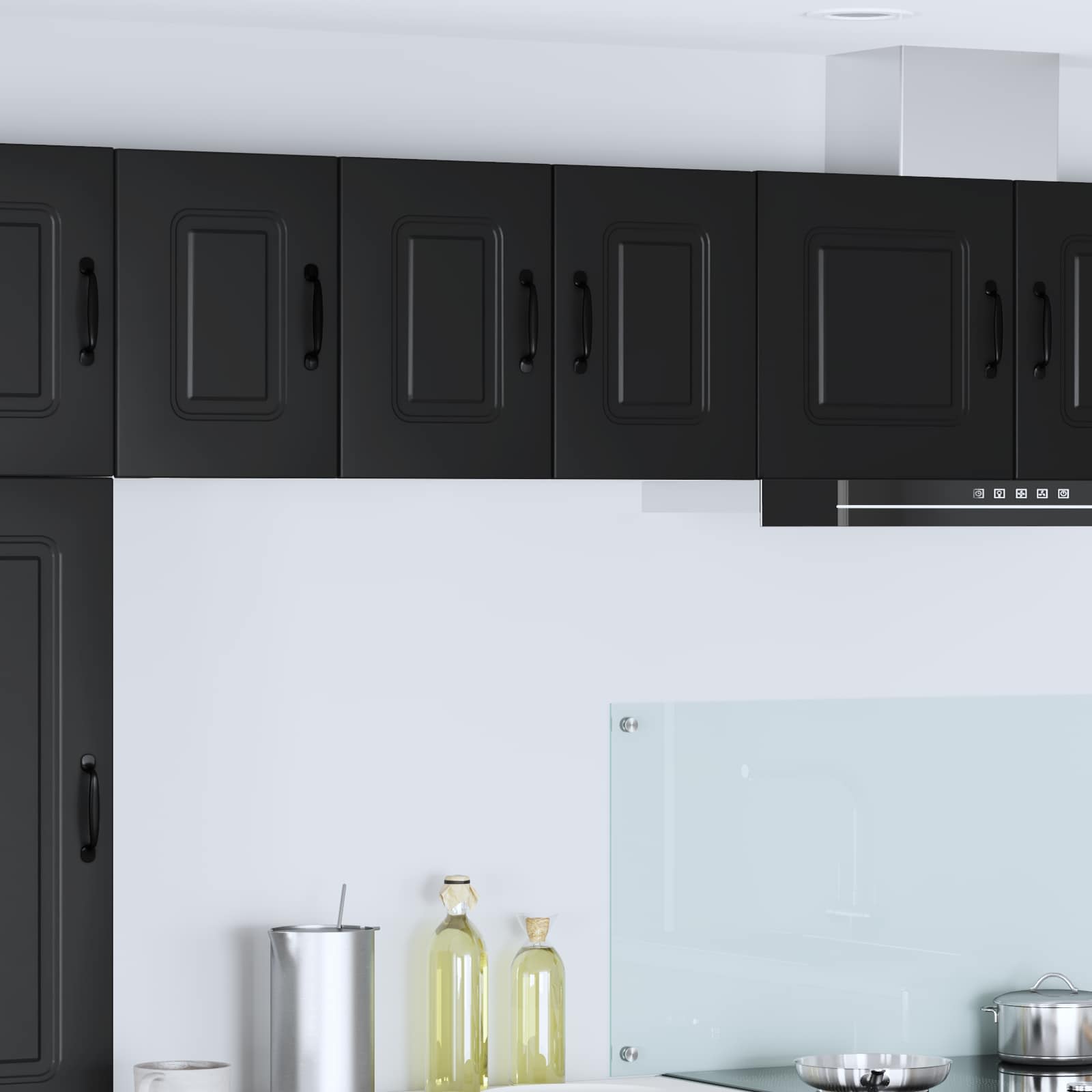 Mobile da cucina 2 pcs Nero 30 x 31 x 40 cm Legno multistrato 884497
