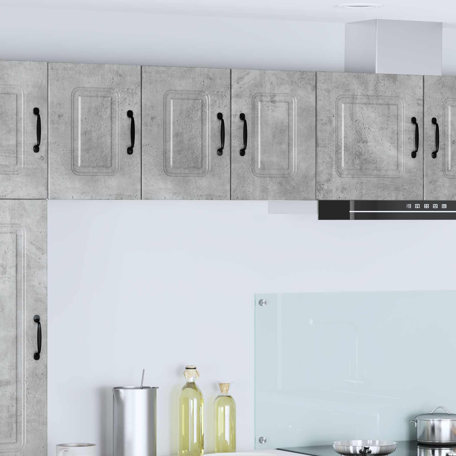Mobile da cucina 2 pcs Grigio cemento 30 x 31 x 40 cm 884501