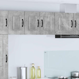 Mobile da cucina 2 pcs Grigio cemento 30 x 31 x 40 cm 884501