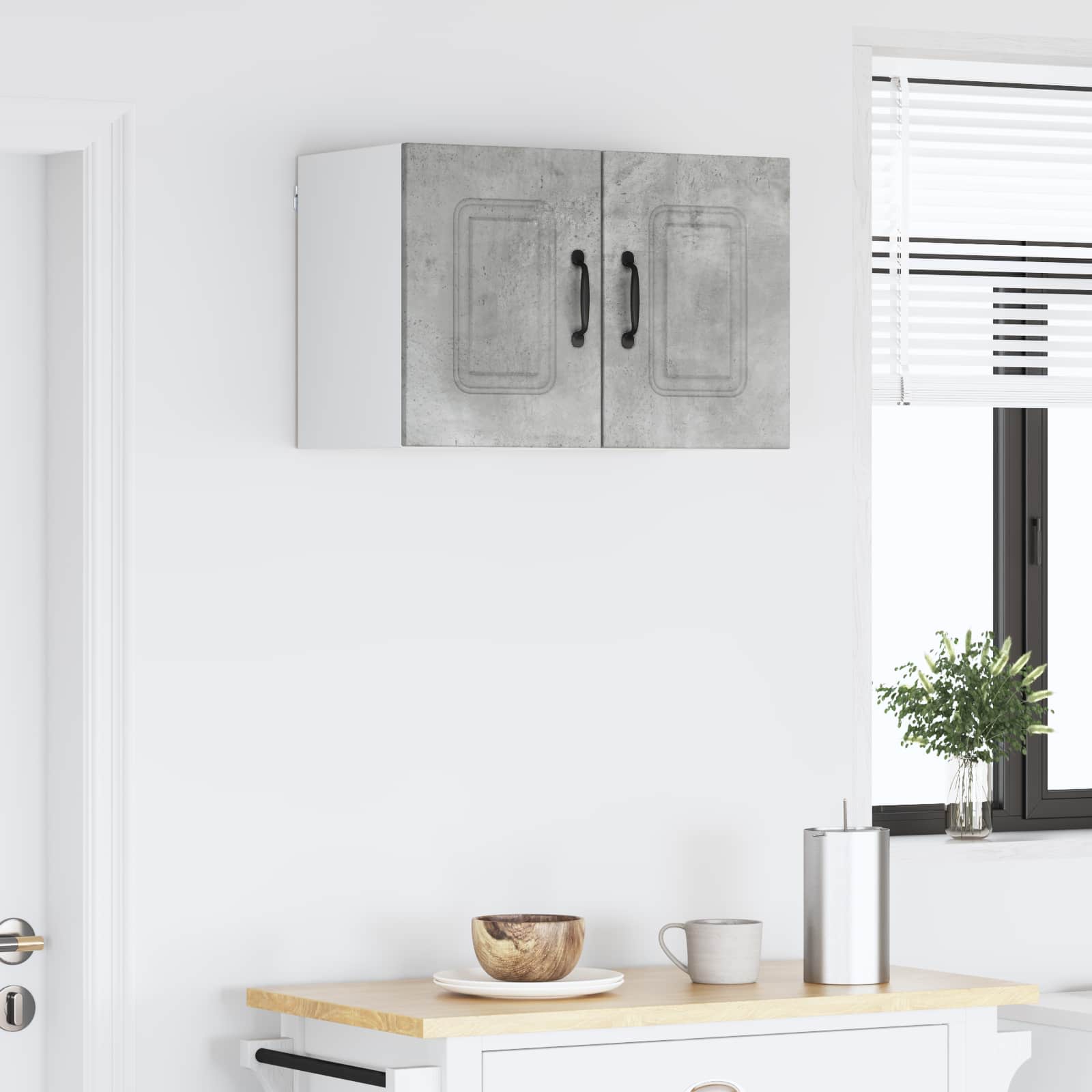 Mobile da cucina 2 pcs Grigio cemento 30 x 31 x 40 cm 884501