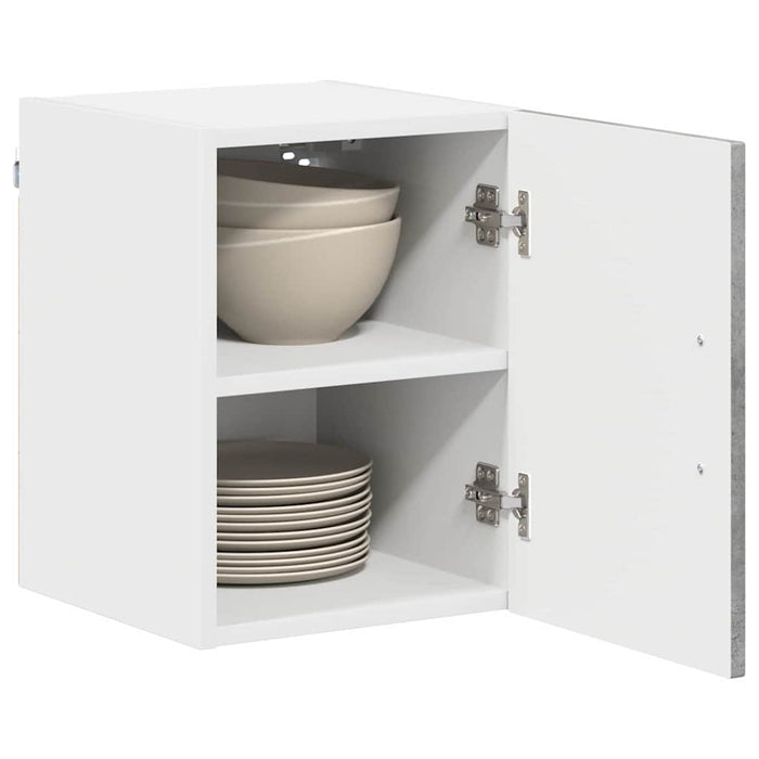 Mobile da cucina 2 pz-Set di 2 Armadio da cucina Grigio cemento 30 x 31 x 40 cm 288926