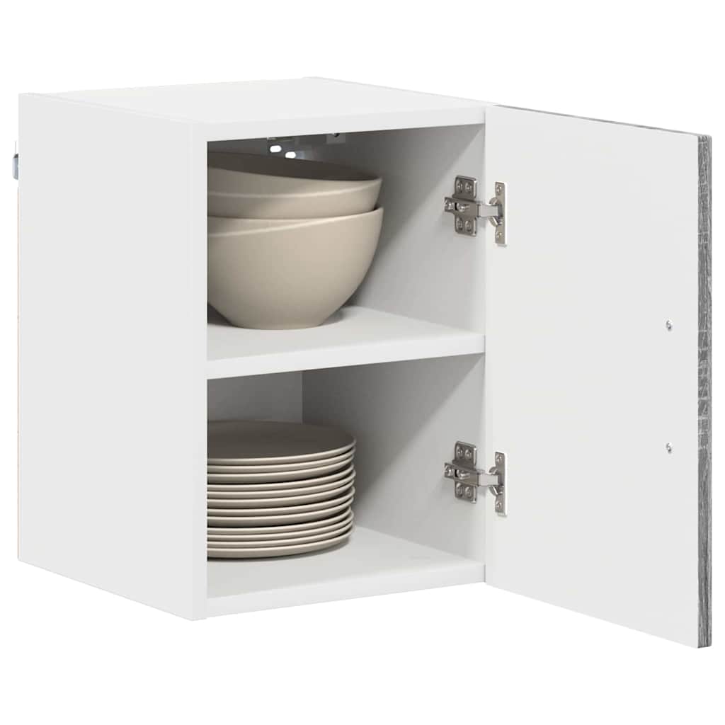 Mobile da cucina 2 pz-Set di 2 Armadio da cucina Grigio Sonoma 30 x 31 x 40 cm 443727