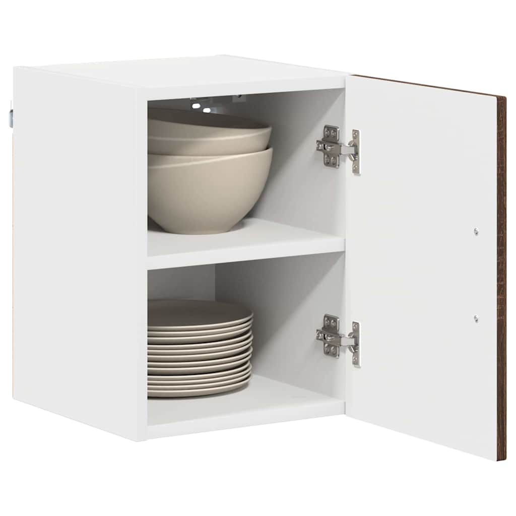 Mobile da cucina 2 pz-Set di 2 Armadio da cucina Rovere Marrone 30 x 31 x 40 cm 106175