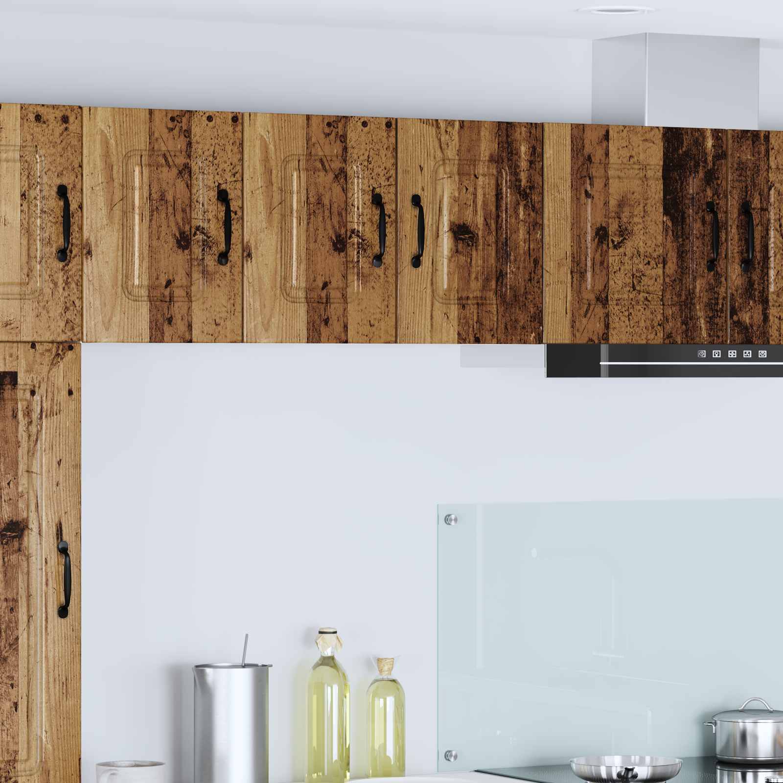 Mobile da cucina 2 pz-Set di 2 Armadio da cucina Legno vecchio 30 x 31 x 40 cm 100981