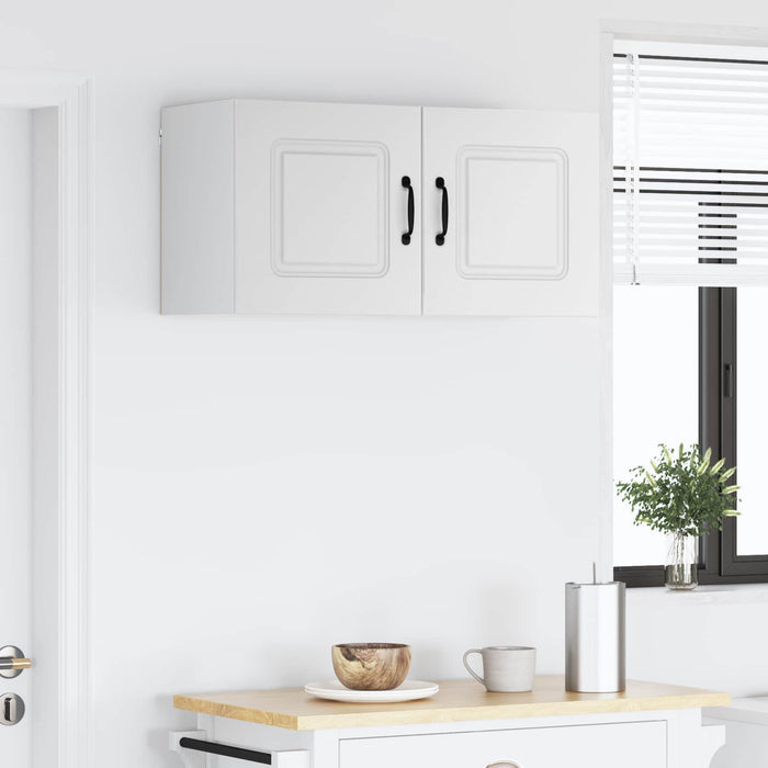 Mobile da cucina 2 pcs Bianco 40 x 31 x 40 cm Legno multistrato 884515