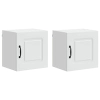 Mobile da cucina 2 pcs Bianco 40 x 31 x 40 cm Legno multistrato 884515