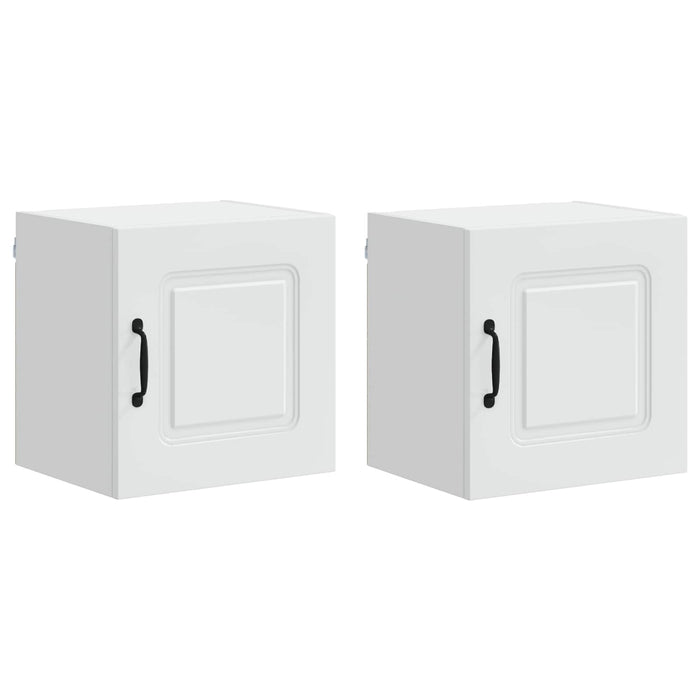 Mobile da cucina 2 pcs Bianco 40 x 31 x 40 cm Legno multistrato 884515