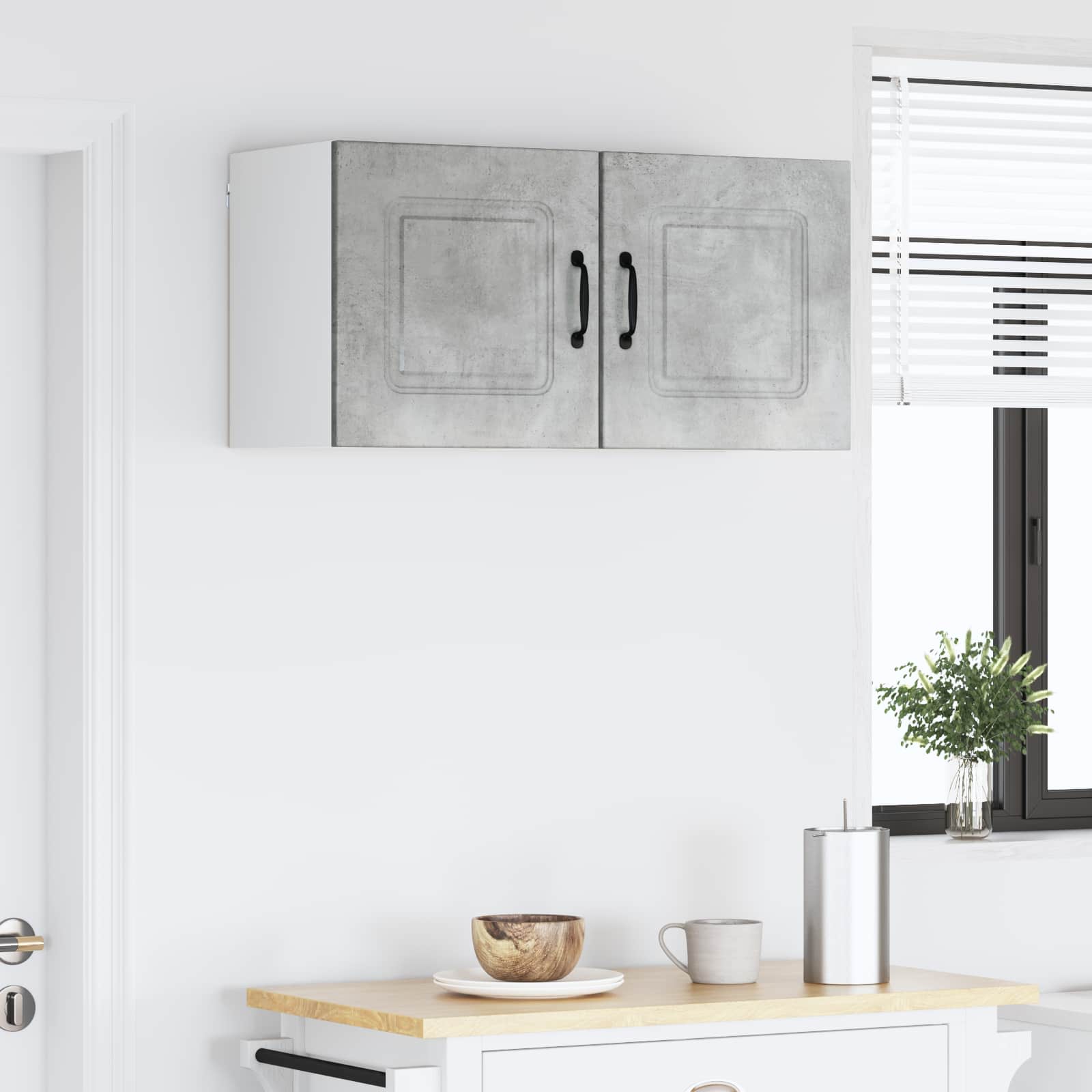 Mobile da cucina 2 pcs Grigio cemento 40 x 31 x 40 cm 884521