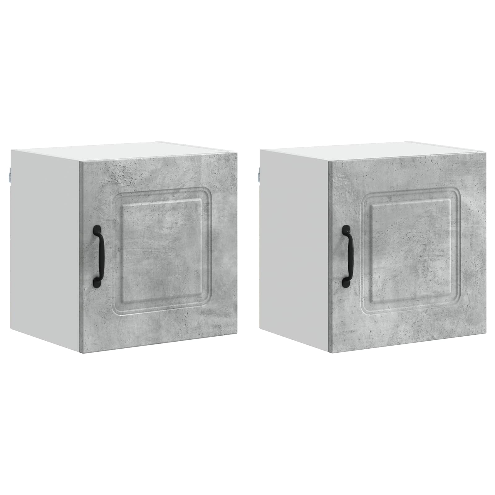 Mobile da cucina 2 pz-Set di 2 Armadio da cucina Grigio cemento 40 x 31 x 40 cm 306949