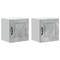 Mobile da cucina 2 pz-Set di 2 Armadio da cucina Grigio cemento 40 x 31 x 40 cm 306949