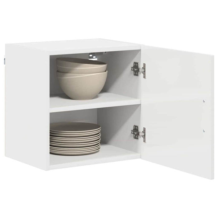 Mobile da cucina con lo scaffale-Armadio da cucina Bianco Lucido 40 x 31 x 40 cm 335608