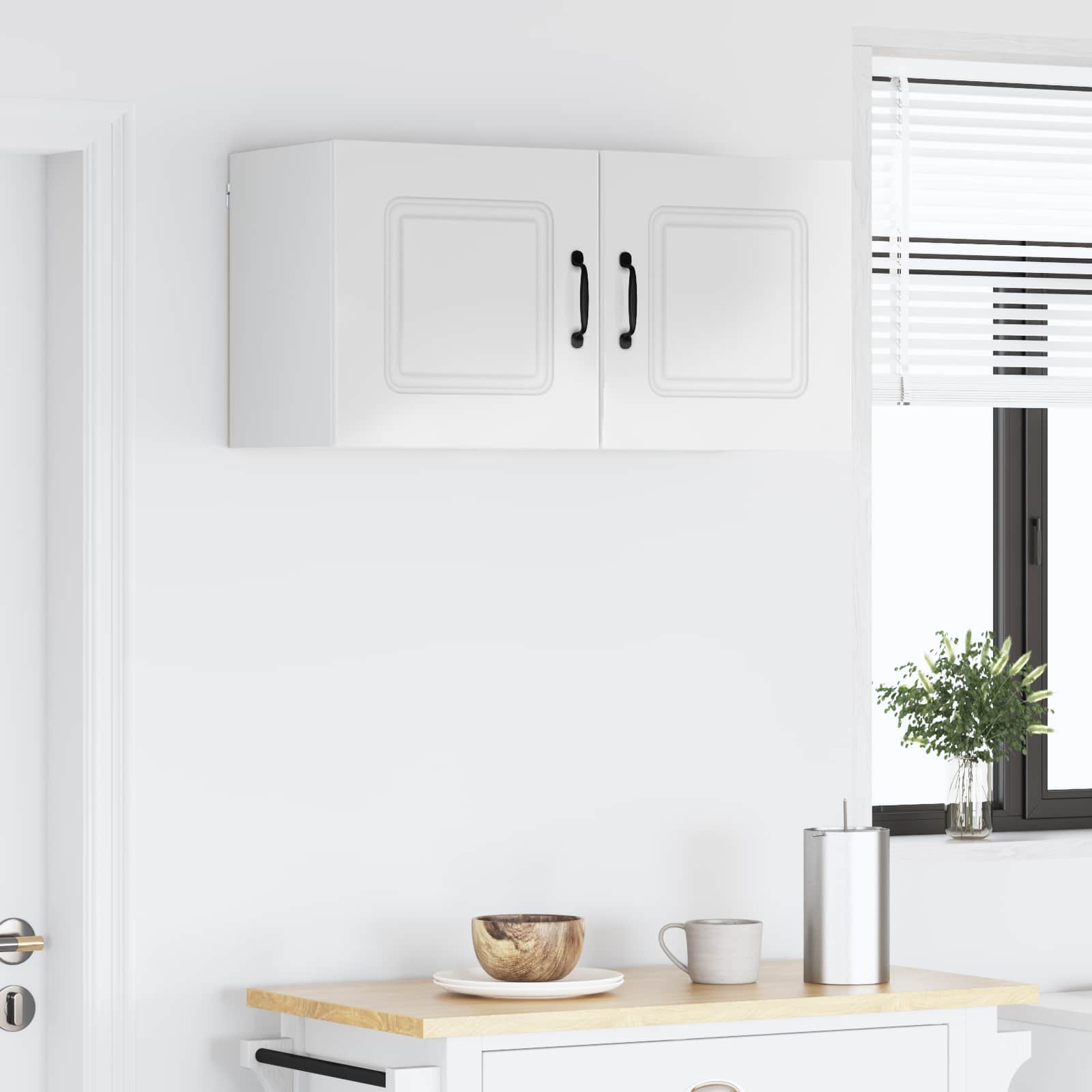 Mobile da cucina 2 pcs Bianco Lucido 40 x 31 x 40 cm 884523