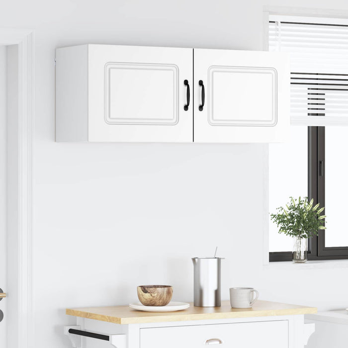 Mobile da cucina 2 pcs Bianco 50 x 31 x 40 cm Legno multistrato 884535