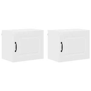 Mobile da cucina 2 pcs Bianco 50 x 31 x 40 cm Legno multistrato 884535