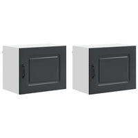 Mobile da cucina 2 pcs Nero 50 x 31 x 40 cm Legno multistrato 884537