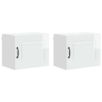 Mobile da cucina 2 pcs Bianco Lucido 50 x 31 x 40 cm 884543