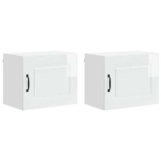 Mobile da cucina 2 pcs Bianco Lucido 50 x 31 x 40 cm 884543