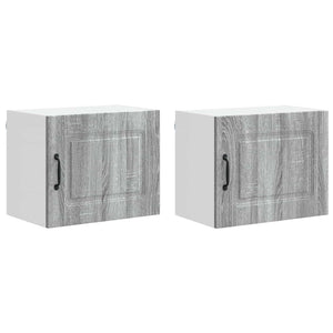 Mobile da cucina 2 pz-Set di 2 Armadio da cucina Grigio Sonoma 50 x 31 x 40 cm 546787