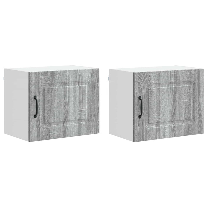 Mobile da cucina 2 pz-Set di 2 Armadio da cucina Grigio Sonoma 50 x 31 x 40 cm 546787