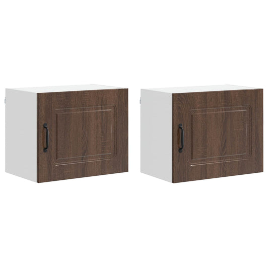 Mobile da cucina 2 pz-Set di 2 Armadio da cucina Rovere Marrone 50 x 31 x 40 cm 103654