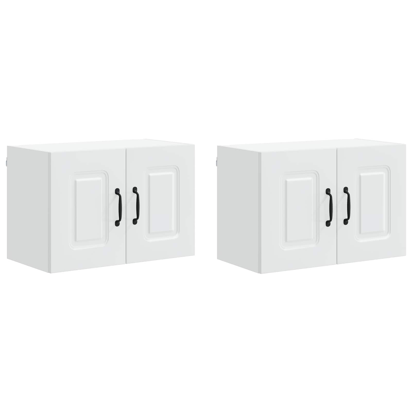 Mobile da cucina 2 pcs Bianco 60 x 31 x 40 cm Legno multistrato 884555
