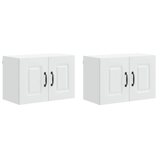 Mobile da cucina 2 pcs Bianco 60 x 31 x 40 cm Legno multistrato 884555