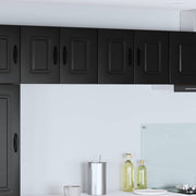 Mobile da cucina 2 pcs Nero 60 x 31 x 40 cm Legno multistrato 884557