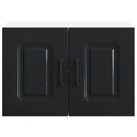 Mobile da cucina 2 pz-Set di 2 Armadio da cucina Nero 60 x 31 x 40 cm Legno multistrato 983794
