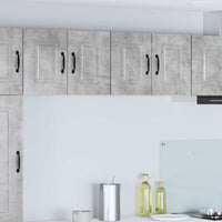 Mobile da cucina con lo scaffale Grigio cemento 60 x 31 x 40 cm 884560
