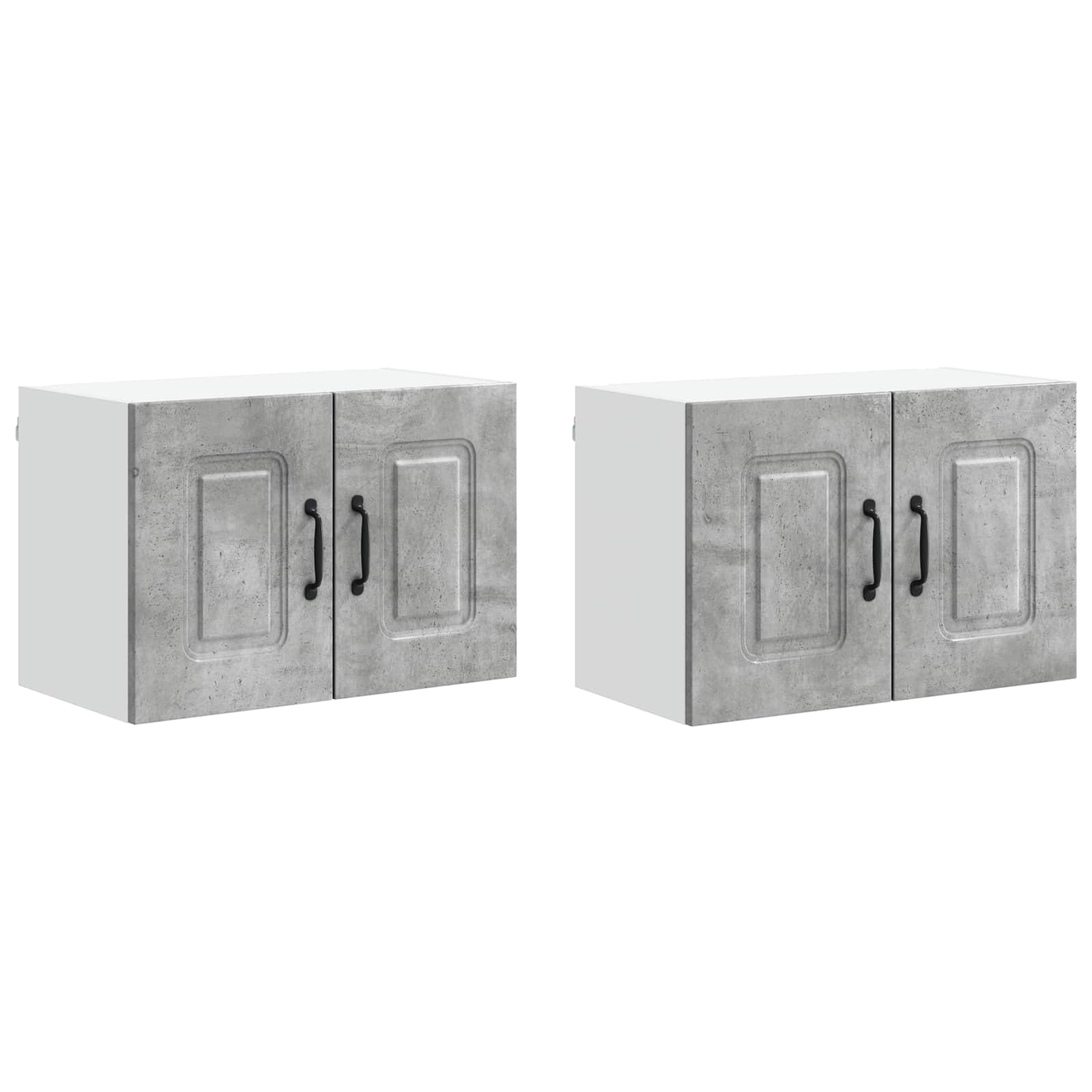Mobile da cucina 2 pcs Grigio cemento 60 x 31 x 40 cm 884561