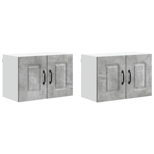Mobile da cucina 2 pcs Grigio cemento 60 x 31 x 40 cm 884561