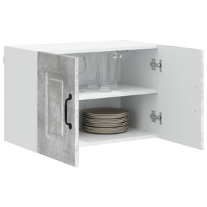 Mobile da cucina 2 pz-Set di 2 Armadio da cucina Grigio cemento 60 x 31 x 40 cm 241031