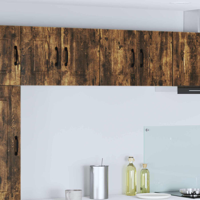 Mobile da cucina 2 pz-Set di 2 Armadio da cucina Rovere fum¨¦ 60 x 31 x 40 cm 848989