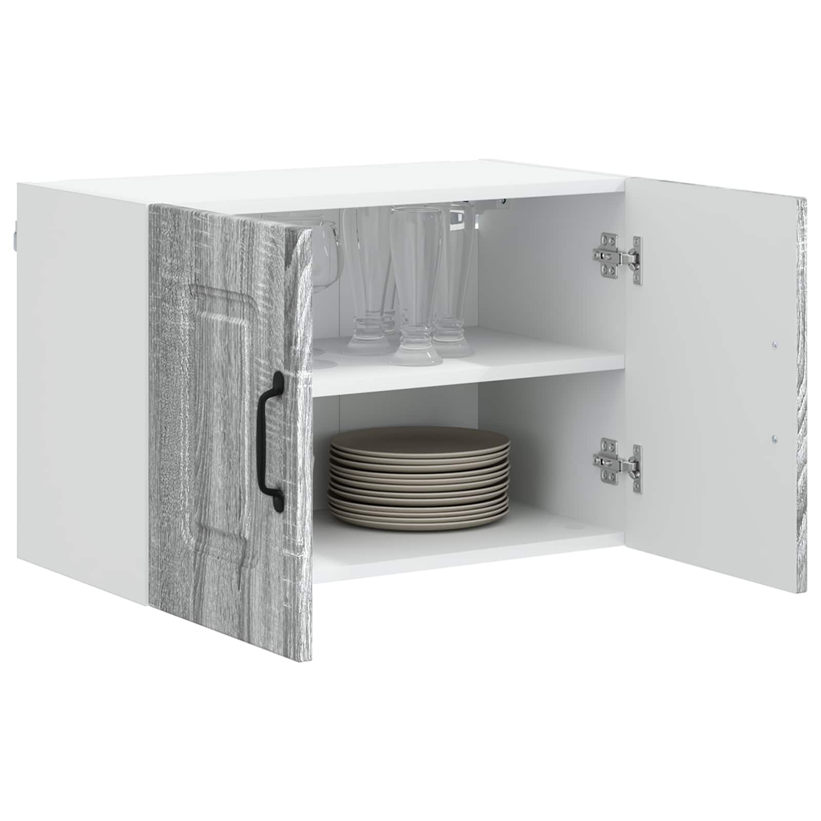 Mobile da cucina con lo scaffale-Armadio da cucina Grigio Sonoma 60 x 31 x 40 cm 369031