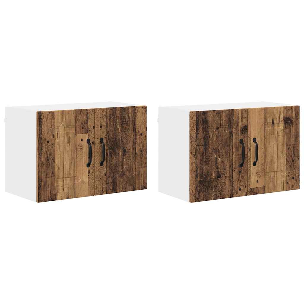 Mobile da cucina 2 pz-Set di 2 Armadio da cucina Legno vecchio 60 x 31 x 40 cm 850708